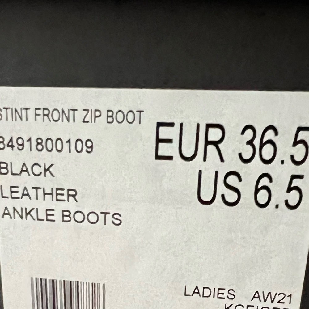 kurt geiger stint front zip boots new with small flaw - Picture 12 of 13